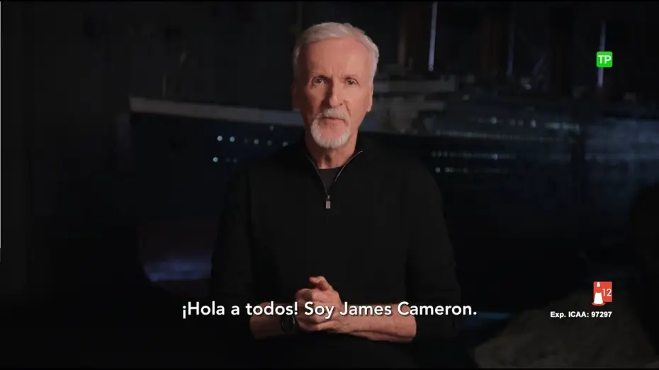 Video for the film Titanic — Saludo de James Cameron [VOSE]