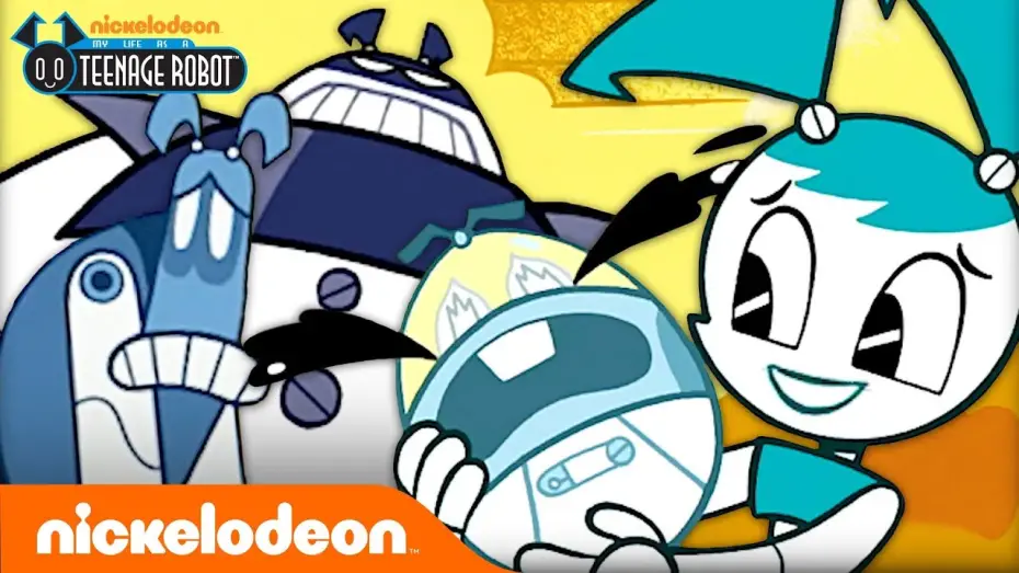 Video for the series My Life as a Teenage Robot — XJ-9 Meets Her ROBOT Sisters?! 🤖 | My Life As A Teenage Robot | Nicktoons