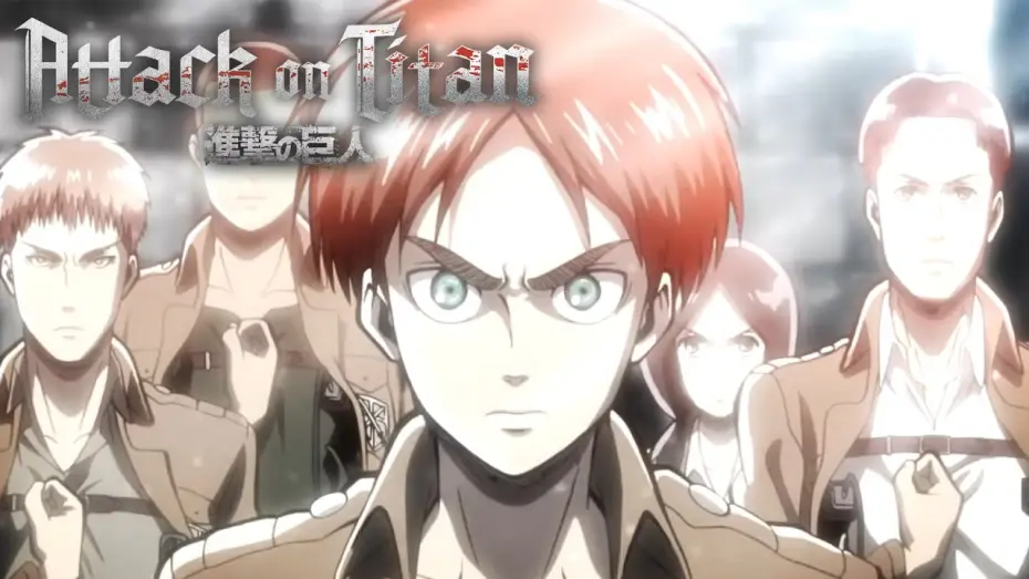 Video for the series Attack on Titan — Opening 1 - Feuerroter Pfeil und Bogen [Subtitled]
