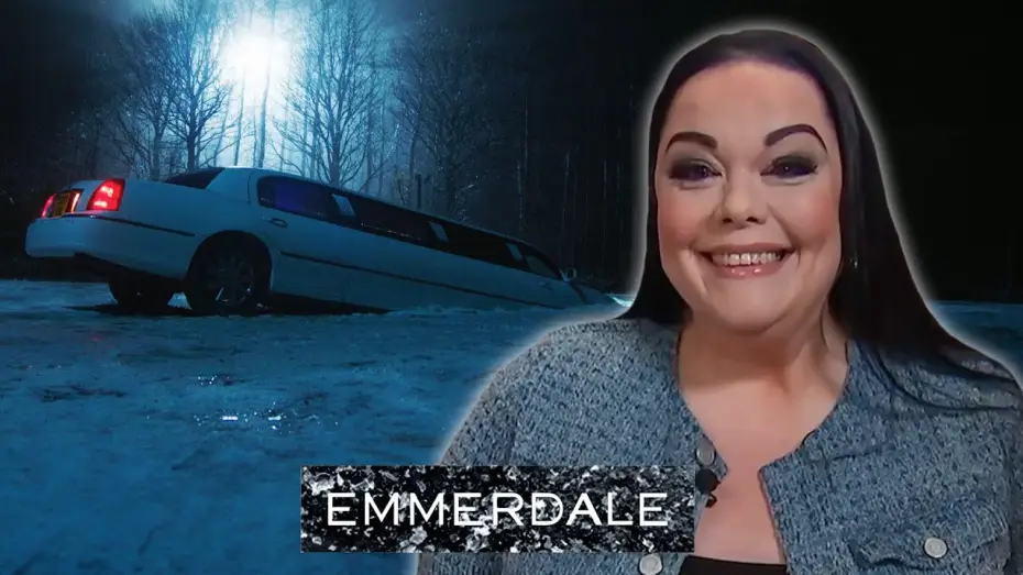 Video for the series Emmerdale — Lisa Riley Teases Which Limo Crashed into the Lake | Emmerdale