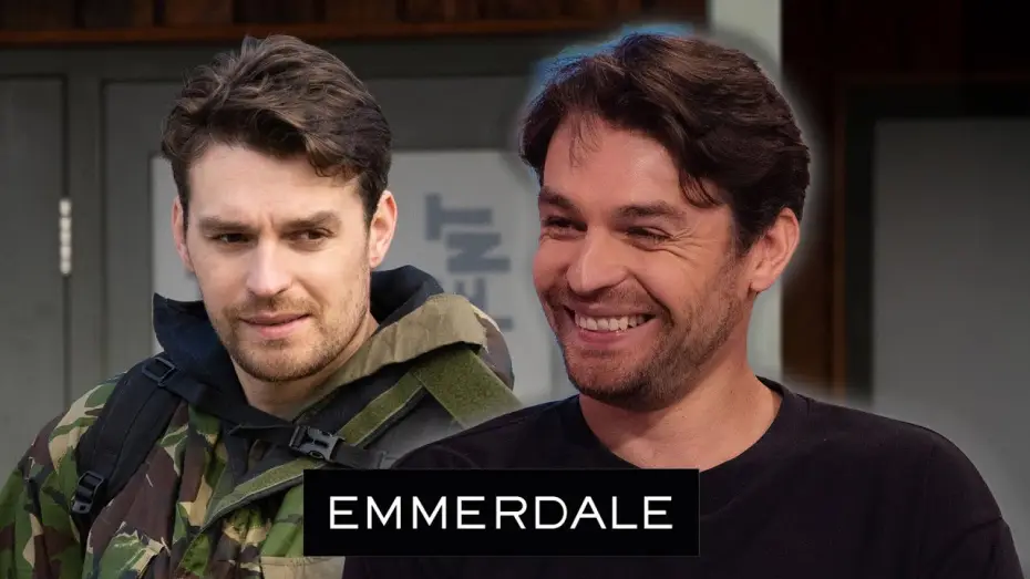 Video for the series Emmerdale — Lawrence Robb Reacts to Mack's Shock Return After 'Fatal' Attack