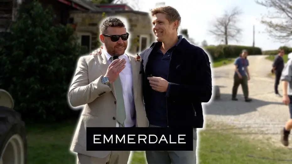Video for the series Emmerdale — Ryan Hawley and Danny Miller Are Reunited | Emmerdale