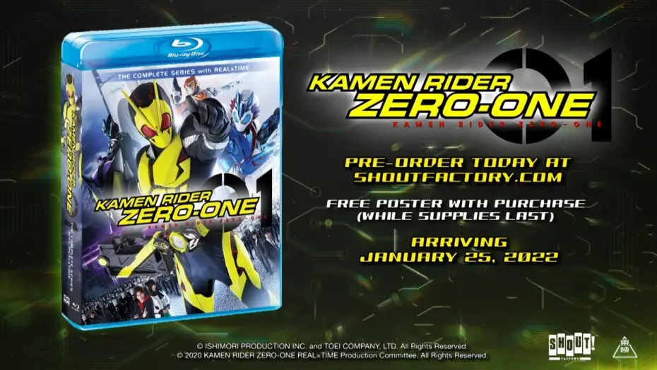 Video for the series Kamen Rider — Complete Series with REAL×TIME BD Official Trailer