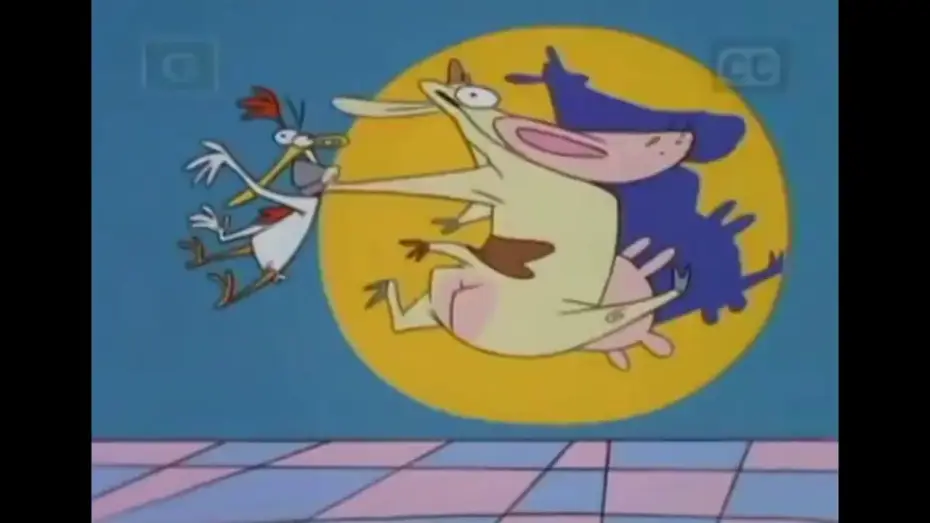 Видео к сериалу Cow and Chicken — Cléo et Chico Générique