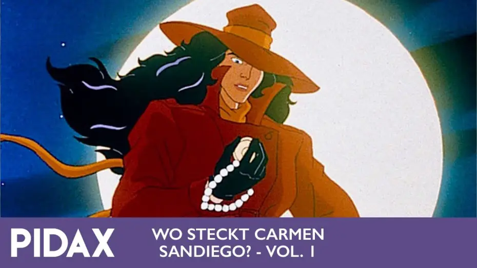 Video for the series Where on Earth Is Carmen Sandiego? — Pidax - Wo steckt Carmen Sandiego?, Vol. 1 (1994, Zeichentrickserie)