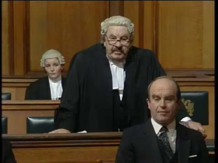 Video for the series Rumpole of the Bailey — law vs justice