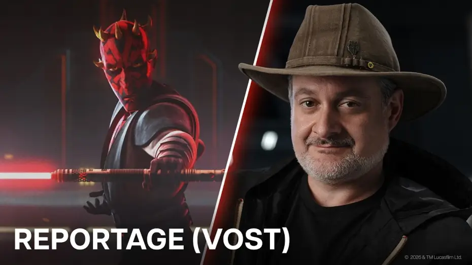 Video for the series Star Wars: The Clone Wars — Star Wars : The Clone Wars / Rebels - Reportage - Dark Maul expliqué par Dave Filoni | Star Wars