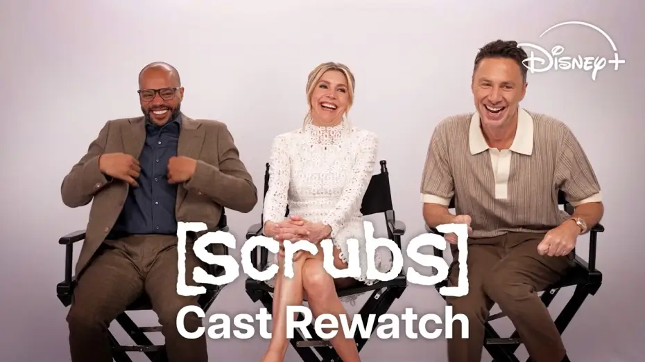 Видео к сериалу Scrubs — Zach Braff, Donald Faison & Sarah Chalke Watch Classic Scrubs Moments