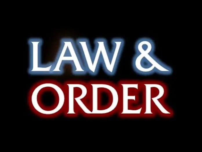 Video for the series Law & Order — Law & Order Season 21 Title Card, Intro & Court date (Theme Song)