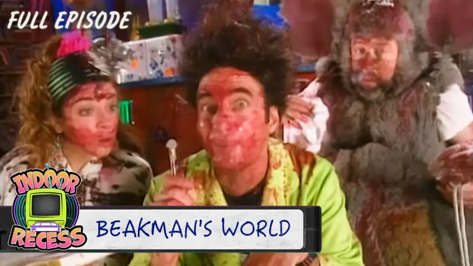 Video for the series Beakman's World — Rain, Beak-mania, And Volcanos | Beakman's World Season 1 Episode 1 | Indoor Recess
