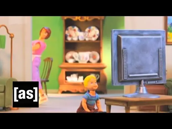 Video for the series Robot Chicken — Don't Sit So Close | Robot Chicken | Adult Swim