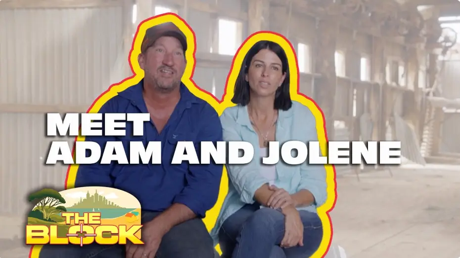 Видео к сериалу The Block — Meet Adam and Jolene | The Block 2026