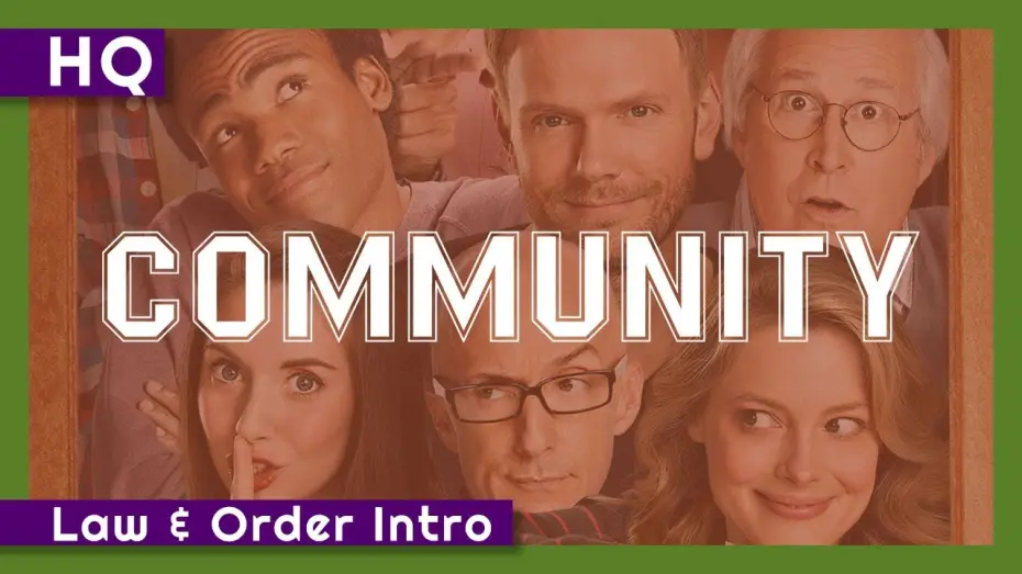 Video for the series Community — Community (2009-2015) Law & Order Intro