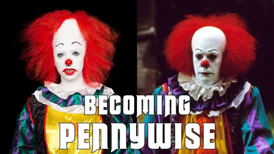 Video for the series It — Becoming Pennywise, Stephen King’s killer clown