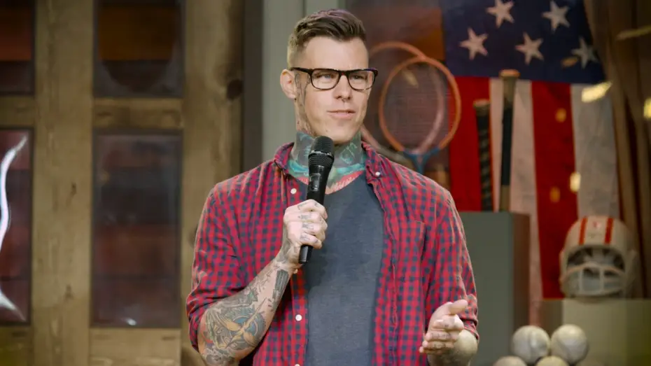 Video for the series Dry Bar Comedy — Neck Tattoo vs Mountain Dew | Shayne Smith | Dry Bar Comedy