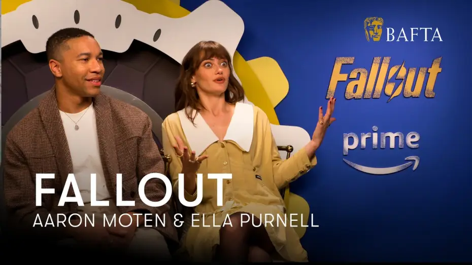 Video for the series Fallout — Ella Purnell was just a little jealous of Aaron Moten's Fallout Power Armour