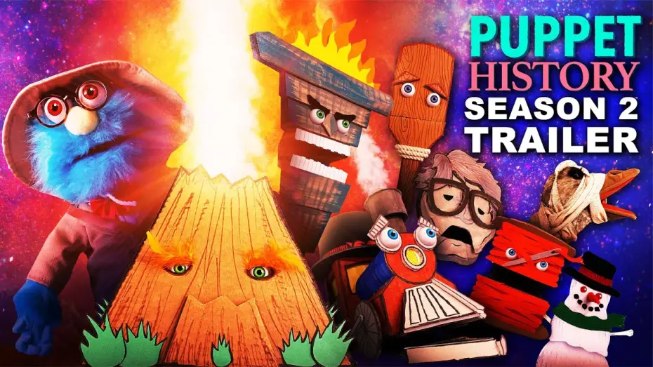 Video for the series Puppet History — Puppet History Season 2 Trailer