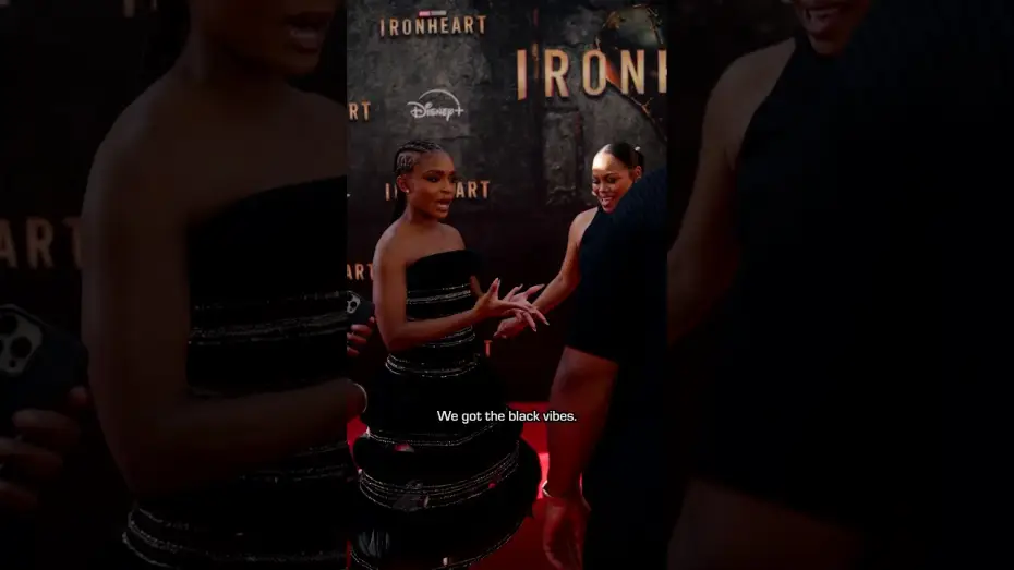 Video for the series Ironheart — Ryan Coogler and Dominique Thorne at the premiere!