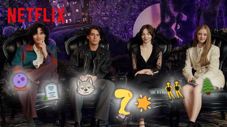 Video for the series Wednesday — The Cast Spoil Season 2 with Emojis Only