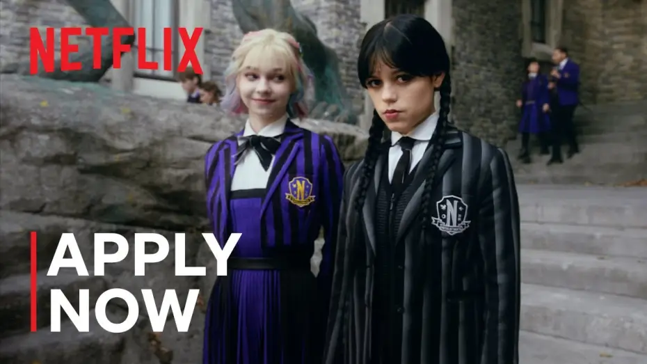 Video for the series Wednesday — Attend Nevermore Academy with Wednesday Addams
