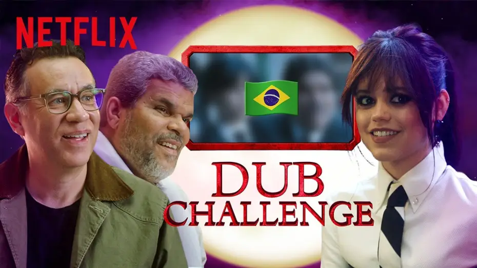 Video for the series Wednesday — The Cast of Wednesday Guess Which Character is Dubbed Over