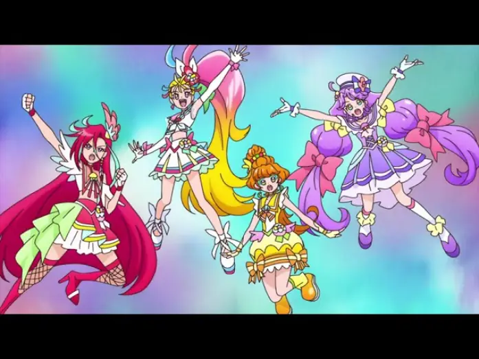 Video for the series Tropical-Rouge! Precure — Opening 2 | Viva Spark! Tropical-Rouge! Precure with Tropical Club - Machico, Fairouz Ai, Yumiri Hanamori, Yui Ishikawa, Asami Seto & Rina Hidaka