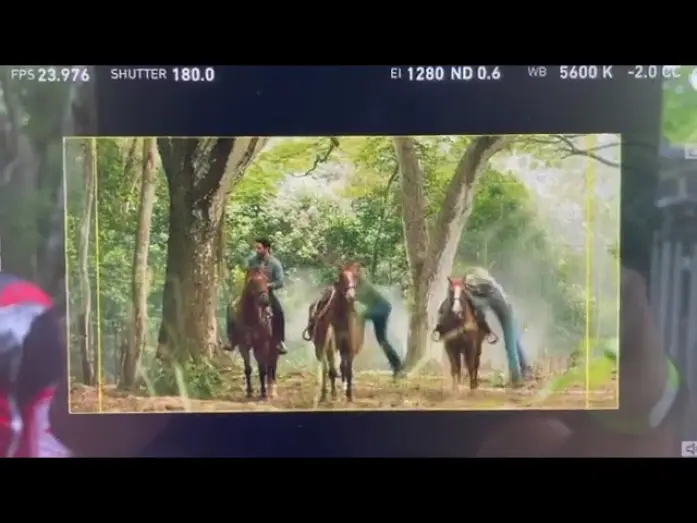 Video for the series NCIS: Hawaiʻi — Horseback riding in a behind the scenes video