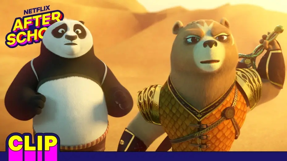 Video for the series Kung Fu Panda: The Dragon Knight — Rock Monster Battle in the Desert!
