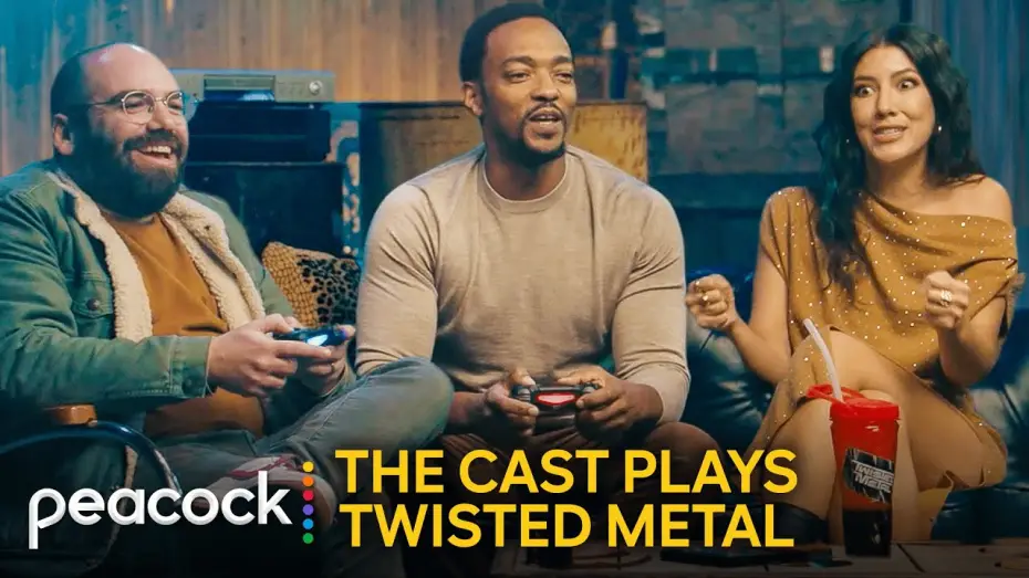 Видео к сериалу Twisted Metal — Anthony Mackie, Stephanie Beatriz & Michael Jonathan Smith Face Off Playing Twisted Metal Video Game
