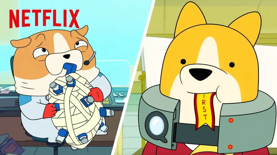 Video for the series Dogs in Space — Top Hilarious Dogs in Space Moments Mashup | Netflix Futures