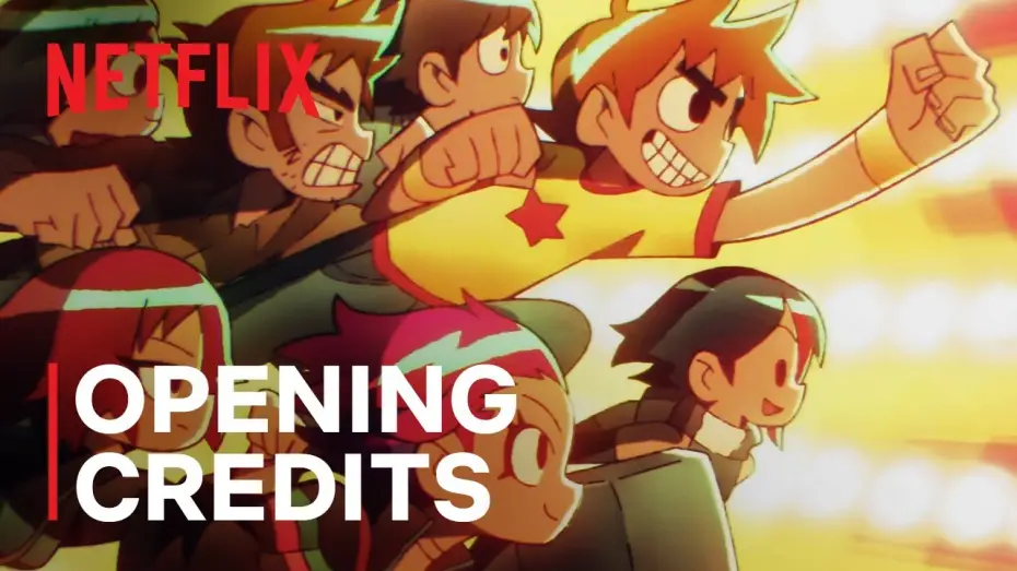 Video for the series Scott Pilgrim Takes Off — Opening Credits