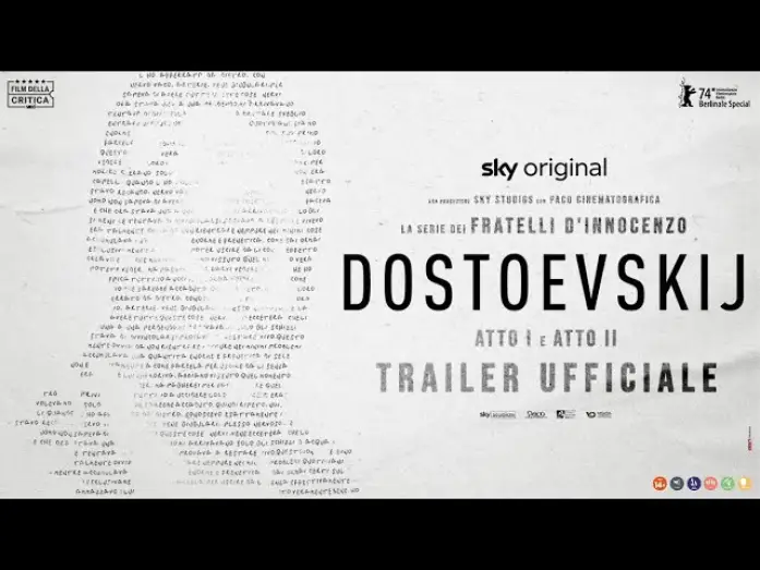 Video for the series Dostoyevsky — DOSTOEVSKIJ - Trailer ufficiale | DALL'11 AL 17 LUGLIO #soloalcinema