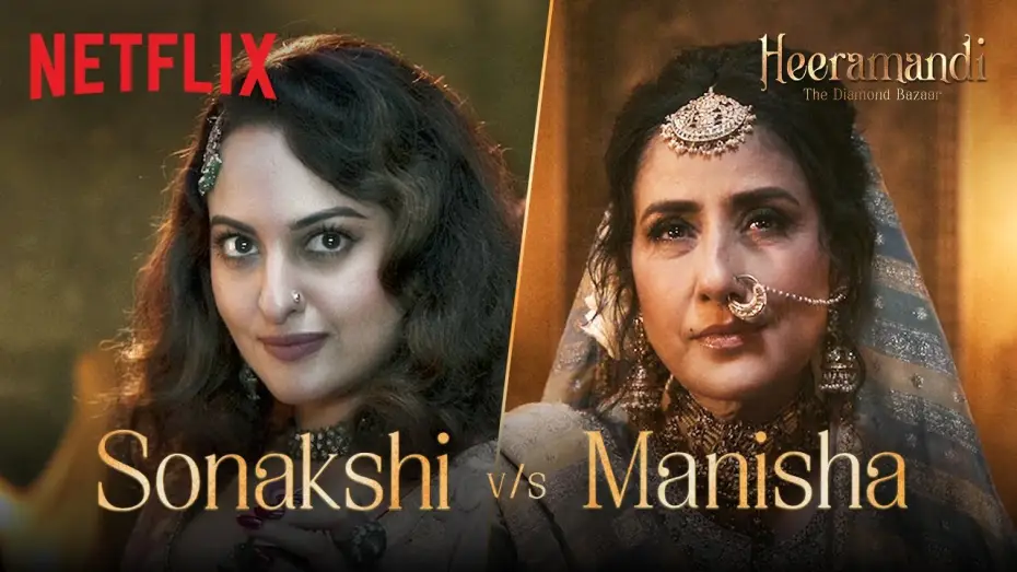 Video for the series Heeramandi — Mallikajaan v/s Faredaan | Heeramandi: The Diamond Bazaar | Sanjay Leela Bhansali | Netflix