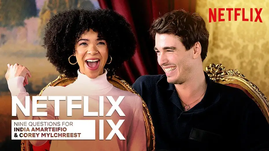 Видео к сериалу Queen Charlotte: A Bridgerton Story — The India Amarteifio and Corey Mylchreest Queen Charlotte Interview | Netflix IX