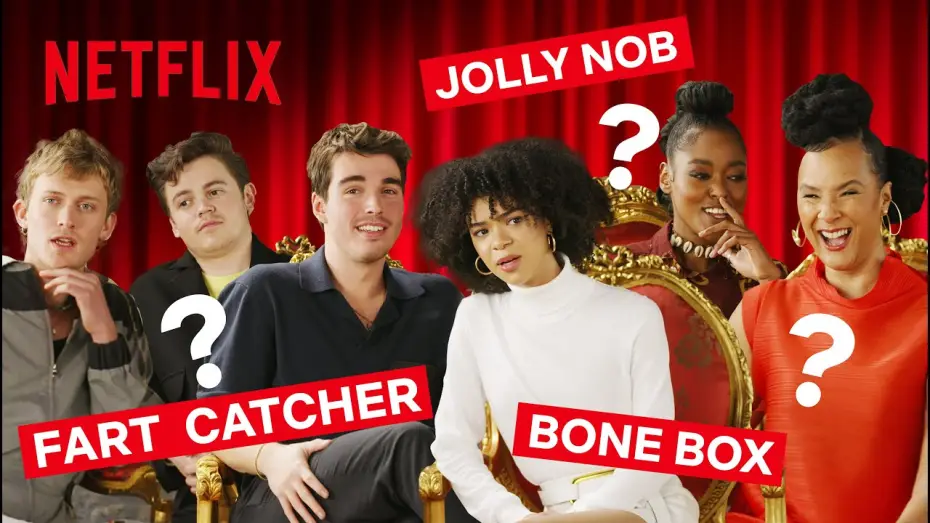 Видео к сериалу Queen Charlotte: A Bridgerton Story — Georgian Slang with the Cast of Queen Charlotte: A Bridgerton Story | Netflix