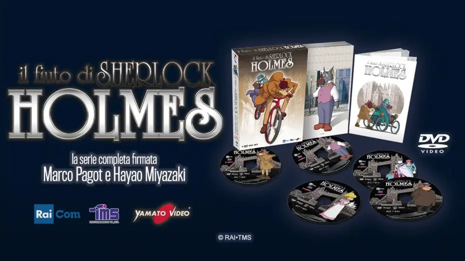 Video for the series Sherlock Hound — IL FIUTO DI SHERLOCK HOLMES | La serie completa in DVD (box 5 dischi)