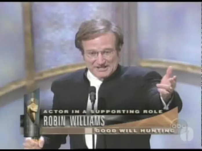 Video for the series The Oscars — Robin Williams Wins Supporting Actor: 1998 Oscars