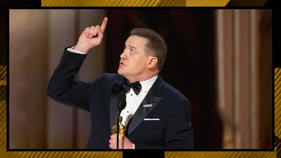Video for the series The Oscars — Brendan Fraser Wins Best Actor in a Leading Role for 'The Whale' | 95th Oscars (2023)
