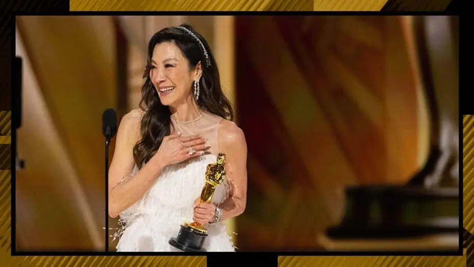 Video for the series The Oscars — Michelle Yeoh Wins Best Actress for 'Everything Everywhere All at Once' | 95th Oscars (2023)