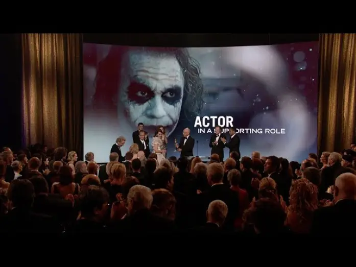 Video for the series The Oscars — Heath Ledger Wins Best Supporting Actor for the Joker in 'The Dark Knight' | 81st Oscars (2009)