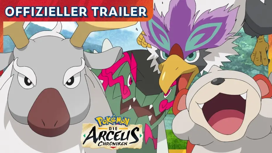 Video for the series Pokémon: The Arceus Chronicles — Offizieller Trailer