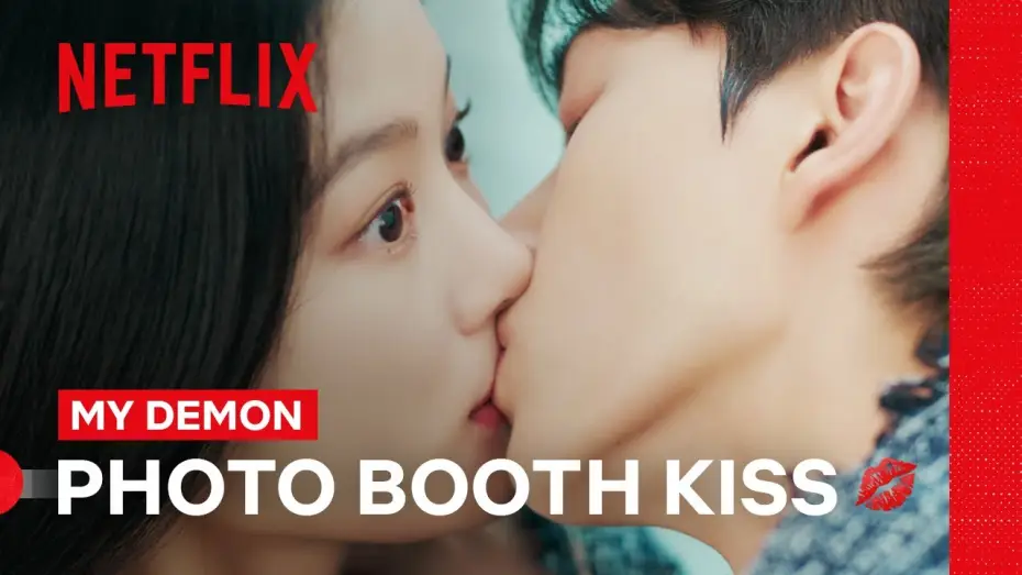 Video for the series My Demon — Song Kang and Kim You-jung Kiss in a Photobooth