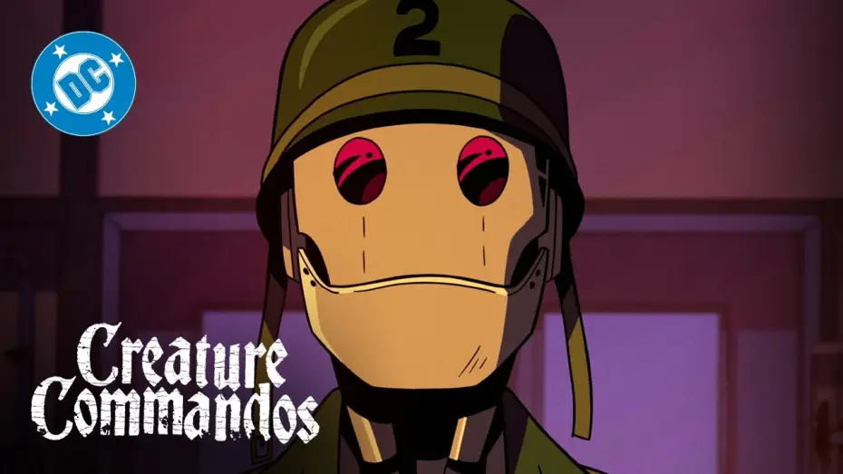 Video for the series Creature Commandos — Creature Commandos -  G.I. Robot on TV | Super Scenes | DC