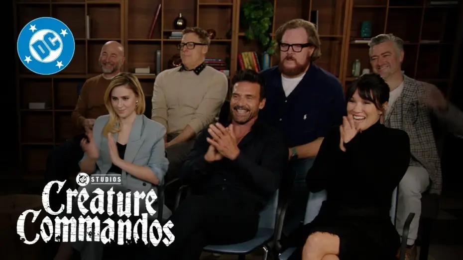 Video for the series Creature Commandos — Cast Watches the Trailer