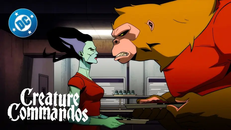 Video for the series Creature Commandos — Creature Commandos - give her back her food!! 😤 🍽️ | DC