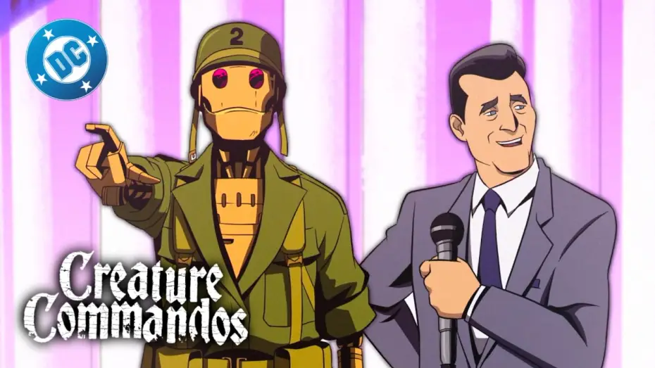 Video for the series Creature Commandos — Creature Commandos - G.I. Robot's TV debut 📺 | DC