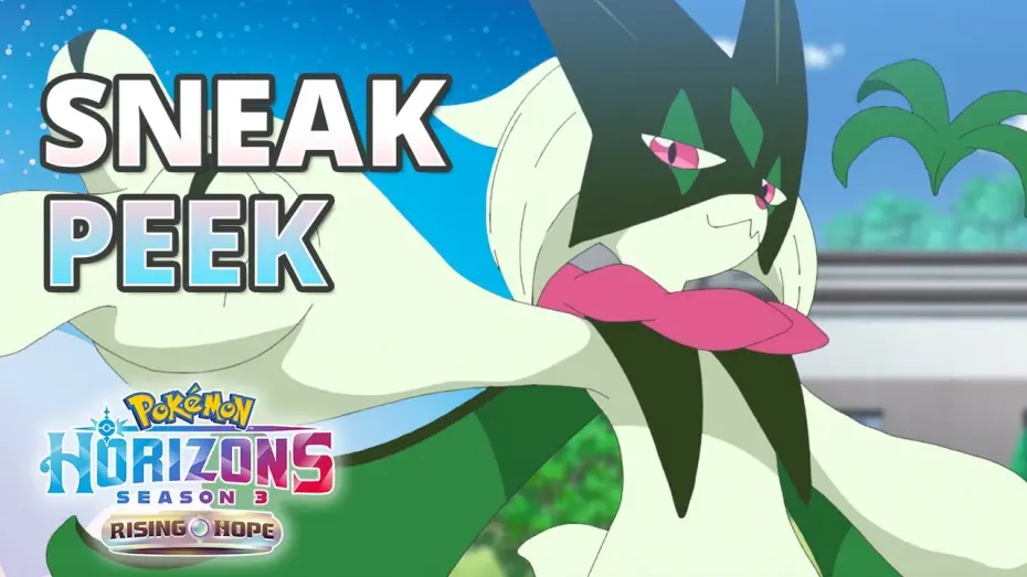 Video for the series Pokémon Horizons — Liko vs. Roy REMATCH - Pokémon Horizons: Season 3 Official Clip