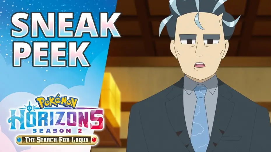 Video for the series Pokémon Horizons — Introducing Larry! - Pokémon Horizons: Season 2 Sneak Peek