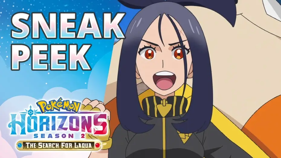 Видео к сериалу Pokémon Horizons — Floragato vs. Dewott - Pokémon Horizons: Season 2 Sneak Peek