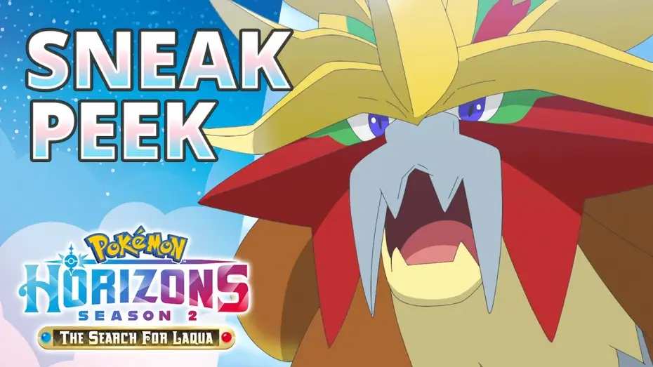 Video for the series Pokémon Horizons — A Fierce Battle with Gouging Fire - Pokémon Horizons: Season 2 Sneak Peek